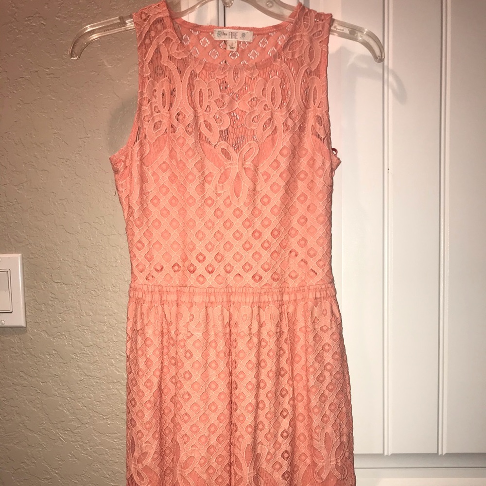 Salmon Skater Dress (S)